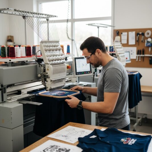 Proces personalizacji odzieży Baja Art